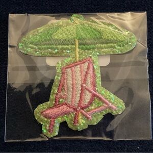 Stoney Clover Lane NWT beach chair patch